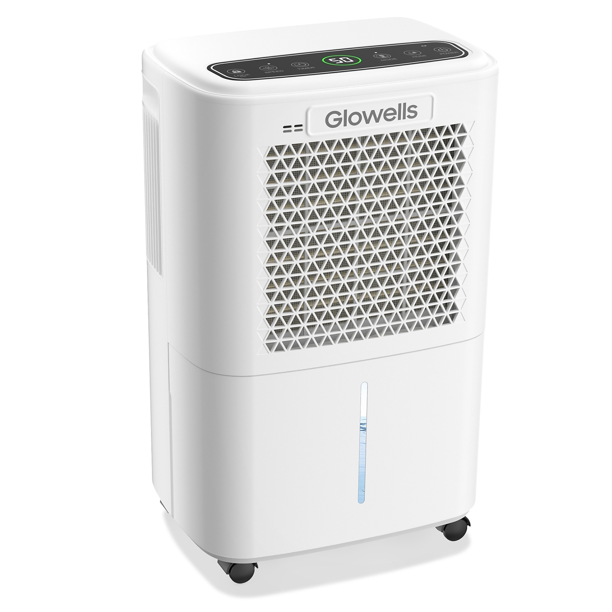 EdenDirect Energy Star Dehumidifier — 34 Pints, 2,500 Sq. Ft. Coverage, 0.53 Gal. Bucket, Continuous Drain, Ultra-Quiet, White, Model# NTE-PD14ES